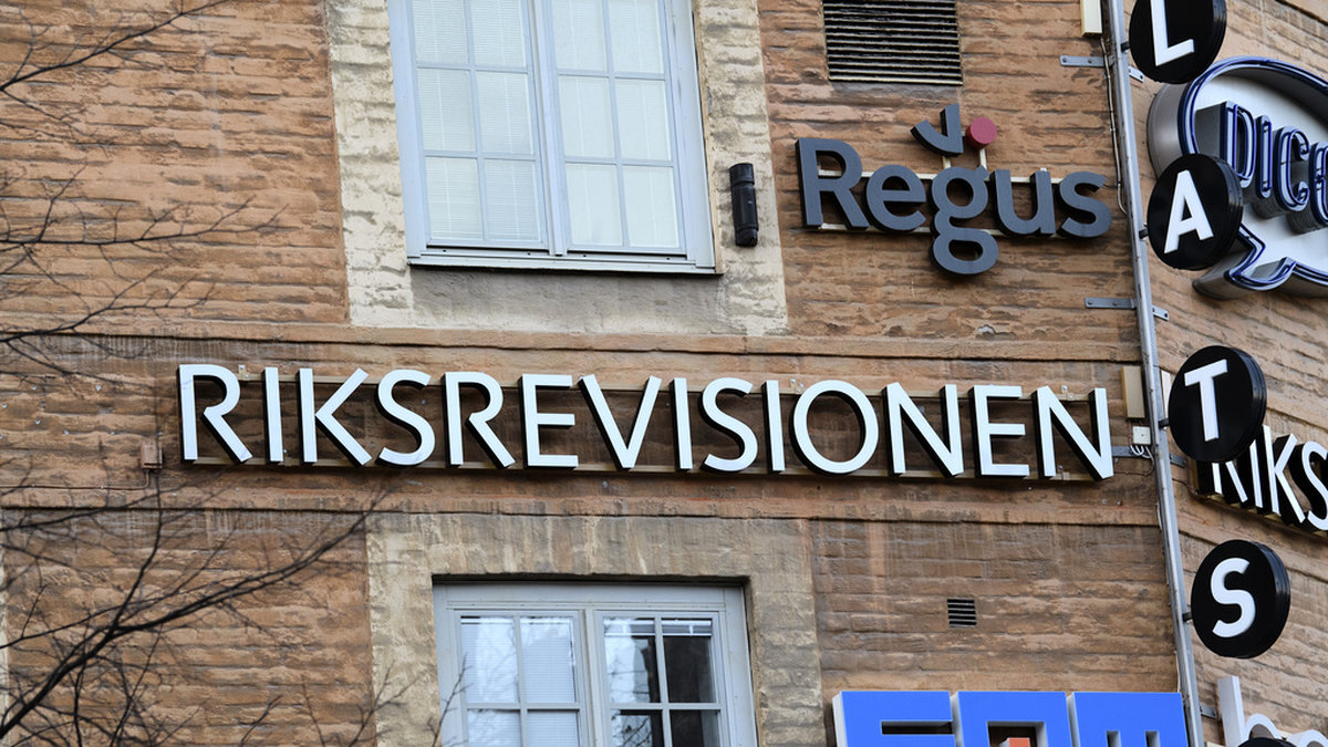 Riksrevisionens lokaler på S:t Eriksgatan i Stockholm. Arkivbild.