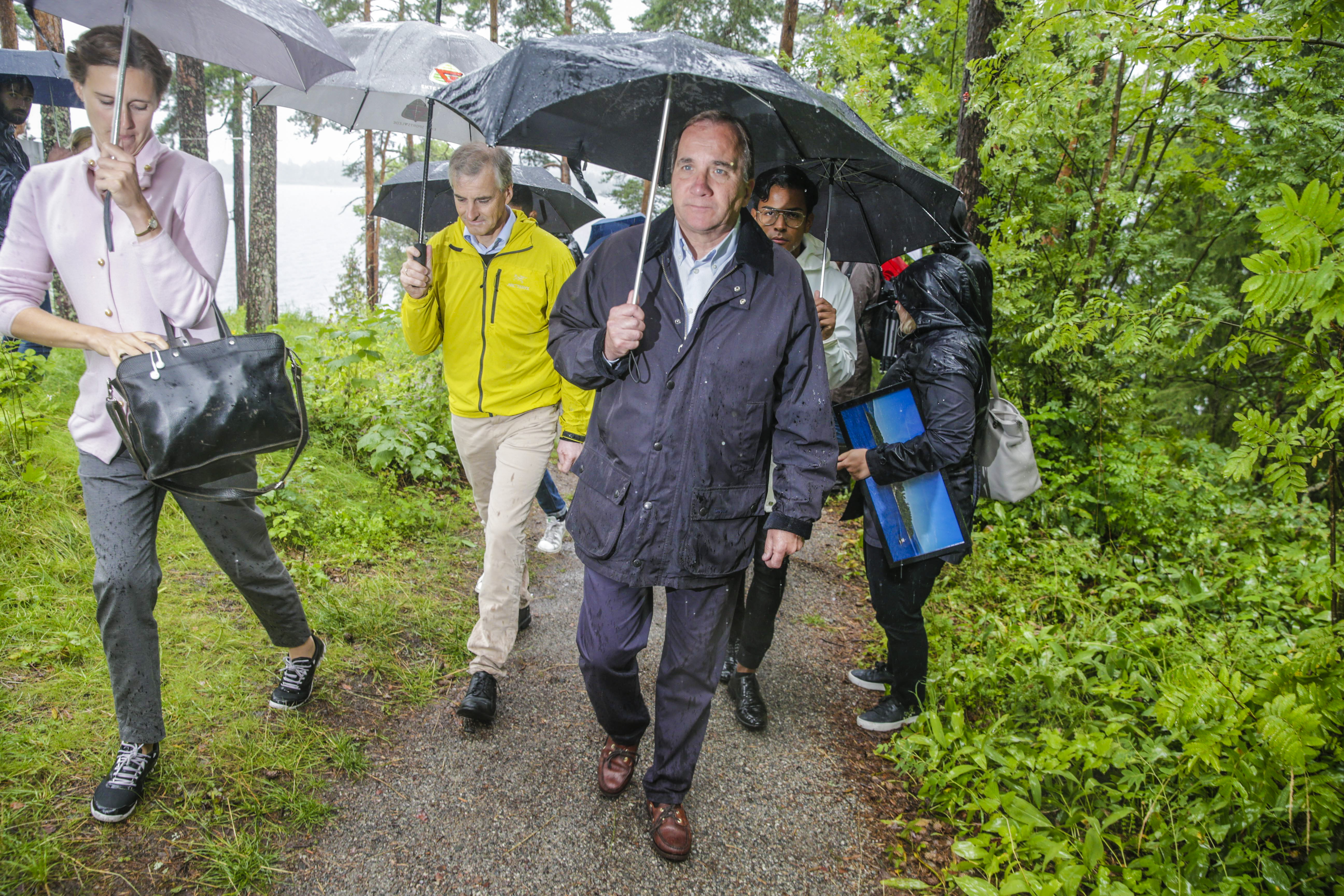 Stefan Löfven, Norge, Anders Behring Breivik
