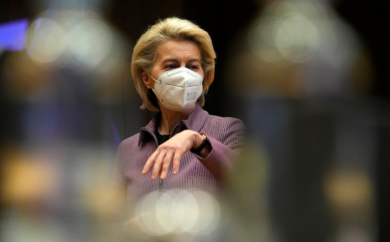 EU-kommissionens ordförande Ursula von der Leyen. Arkivfoto.