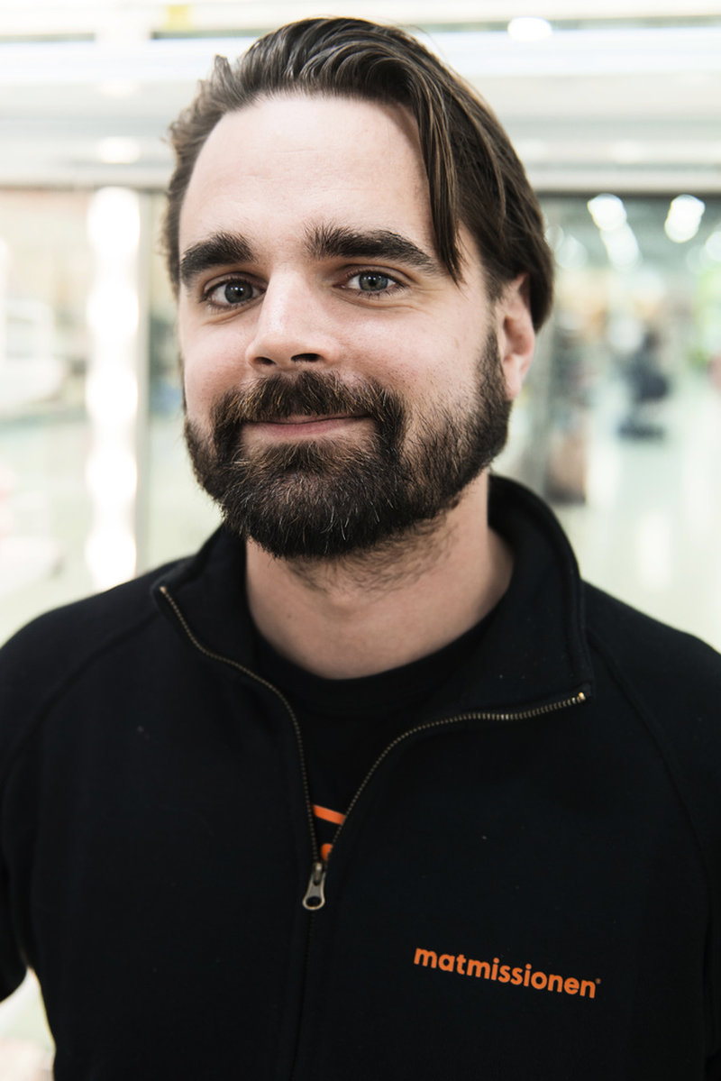 'Vi har fått 6 000 nya medlemmar hittills i år, men behovet är långt ifrån täckt', säger Johan Rindevall, chef för Matmissionen i Stockholm. Arkivbild.