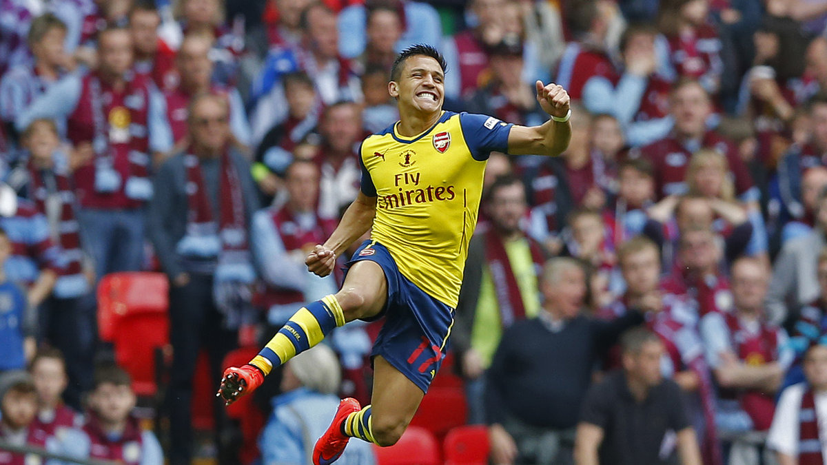 Alexis Sanchez gjorde en bra första säsong i Arsenal.
