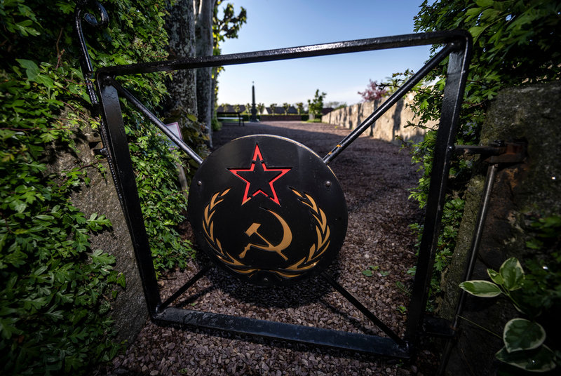 I Allinge på norra Bornholm finns en rysk soldatkyrkogård.
