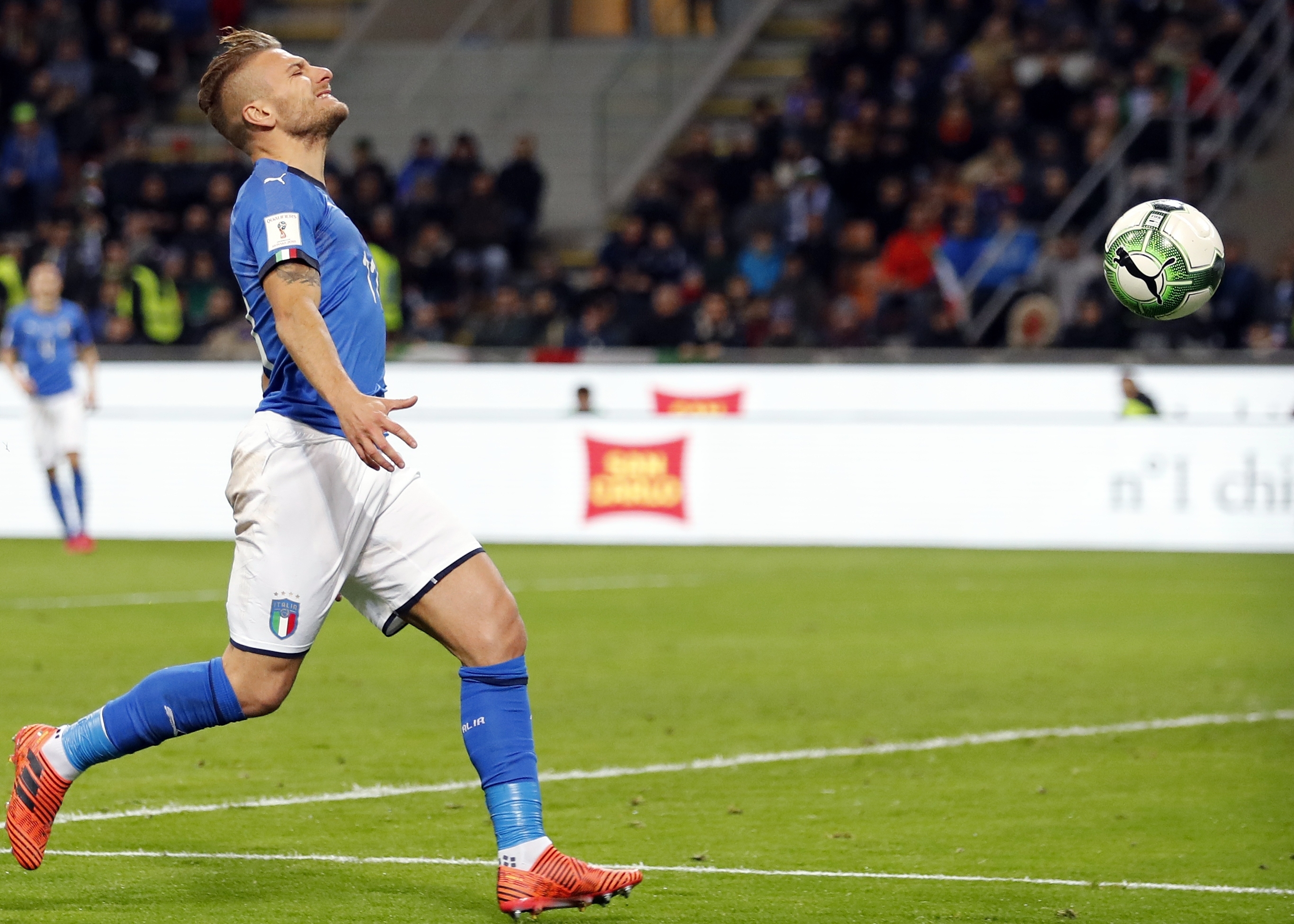 Ciro Immobile hade ett jätteläge i första halvleken. Ciro Immobile hade ett jätteläge i första halvleken.
