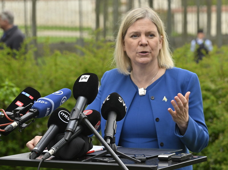 Statsminister Magdalena Andersson ser den tyske förbundskanslerns uttalande om fullt stöd för Sverige och Finland om de ansöker om Natomedlemskap som en viktig signal.