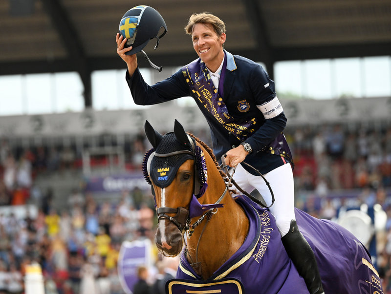 Världens bästa ekipage: Henrik von Eckermann och King Edward.