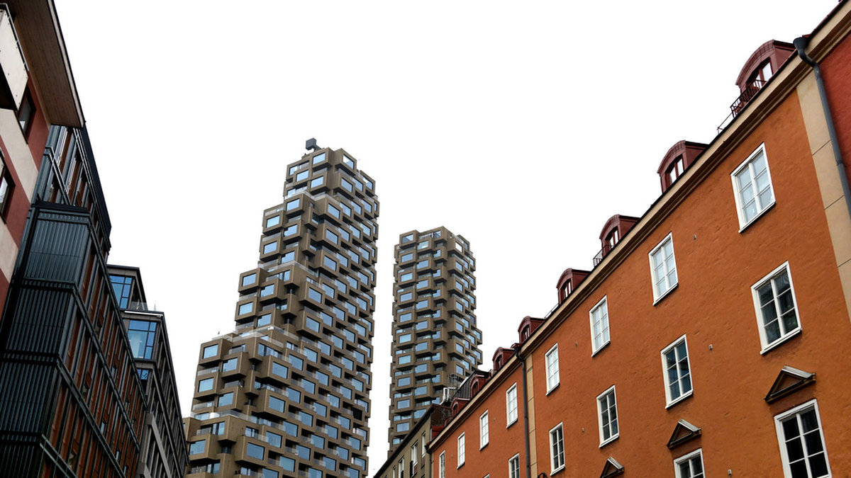 Oscar Properties bygge Norra tornen i Stockholm. Arkivbild.
