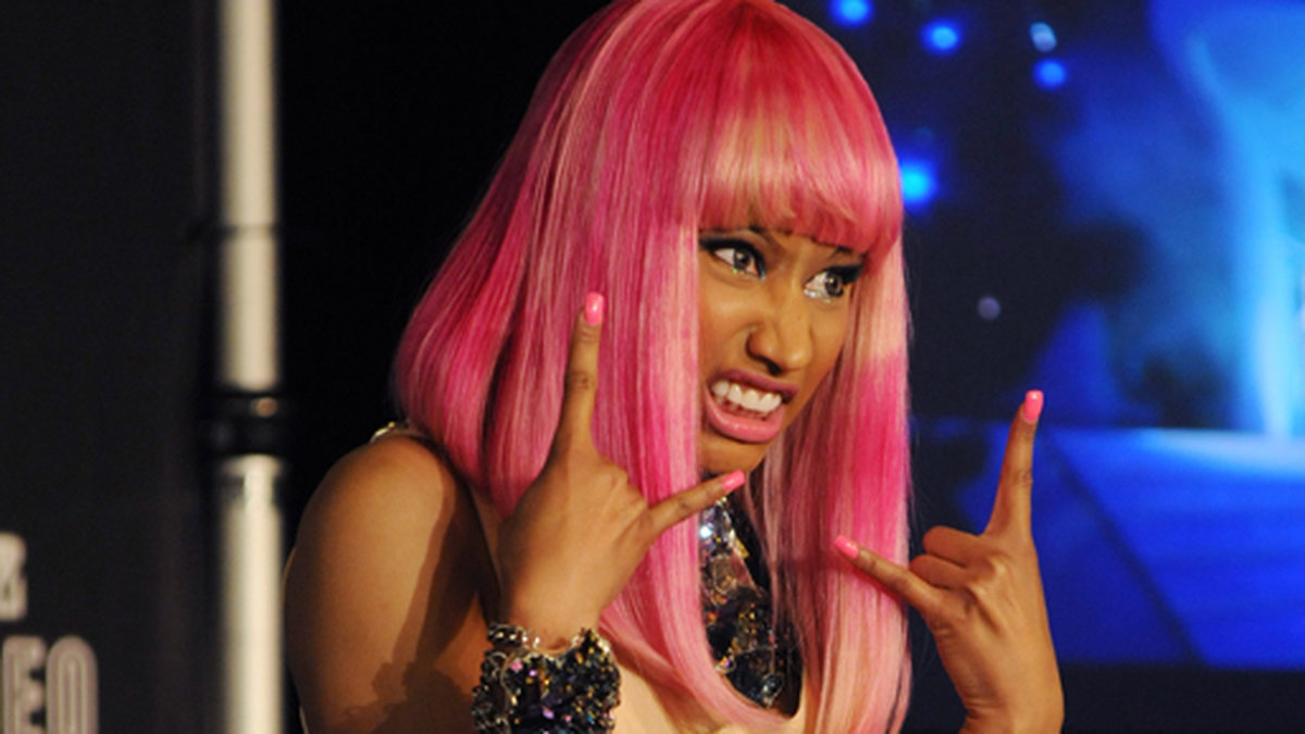 Så här såg Nicki Minaj ut i september 2010. 
