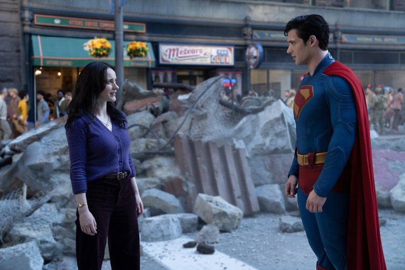 Stålmannen (David Corenswet) och Lois Lane (Rachel Brosnahan) i "Superman".