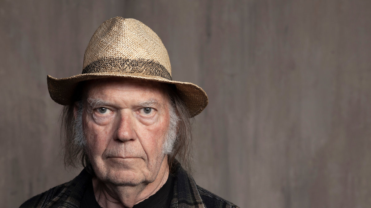 Neil Young har ilsknat till på Spotify. Arkivbild