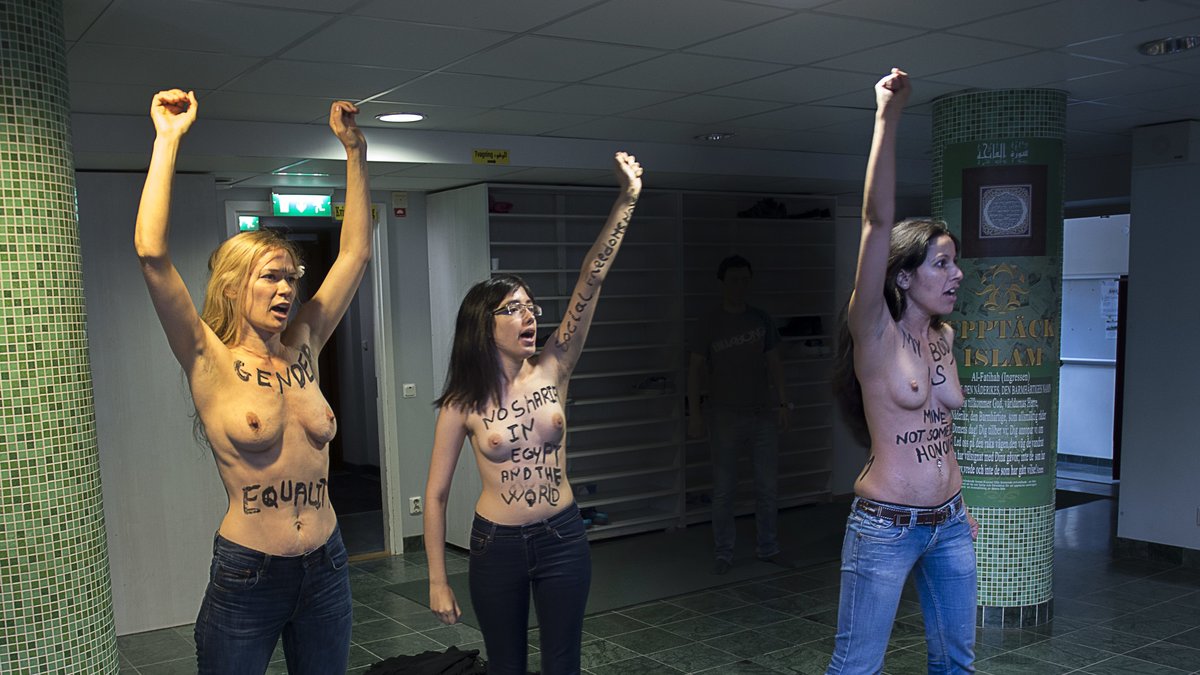 Aktivister från Femen.