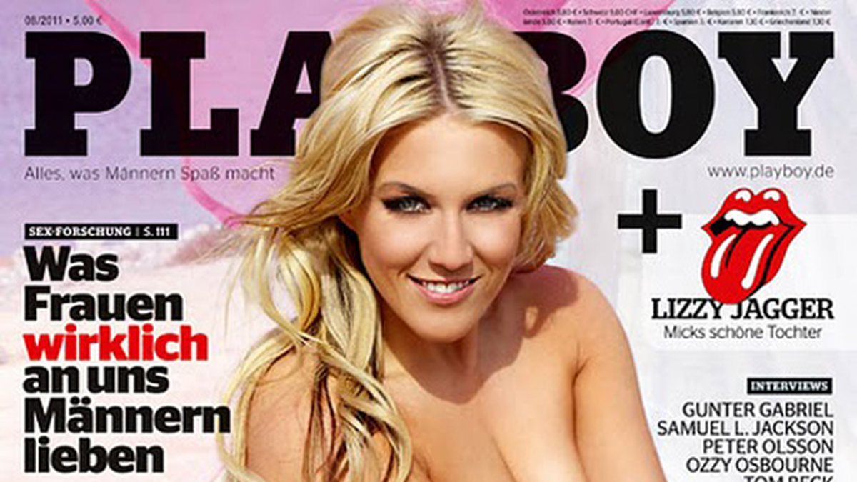 Natalie på omslaget till Playboy.