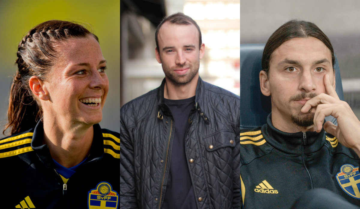 Zlatan Ibrahimovic, Landslaget, Lotta Schelin, Jämställdhet, Fotboll