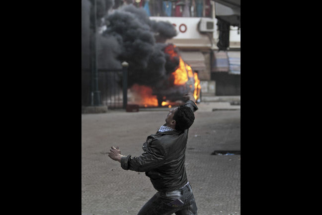 Demonstranter, Egypten, Militar, Kairo, Eld, Brand, Frihet, Skottlossning