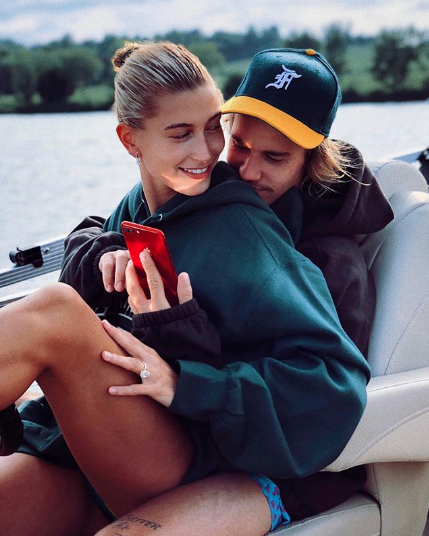 Justin Bieber och Hailey Baldwin Justin Bieber och Hailey Baldwin
