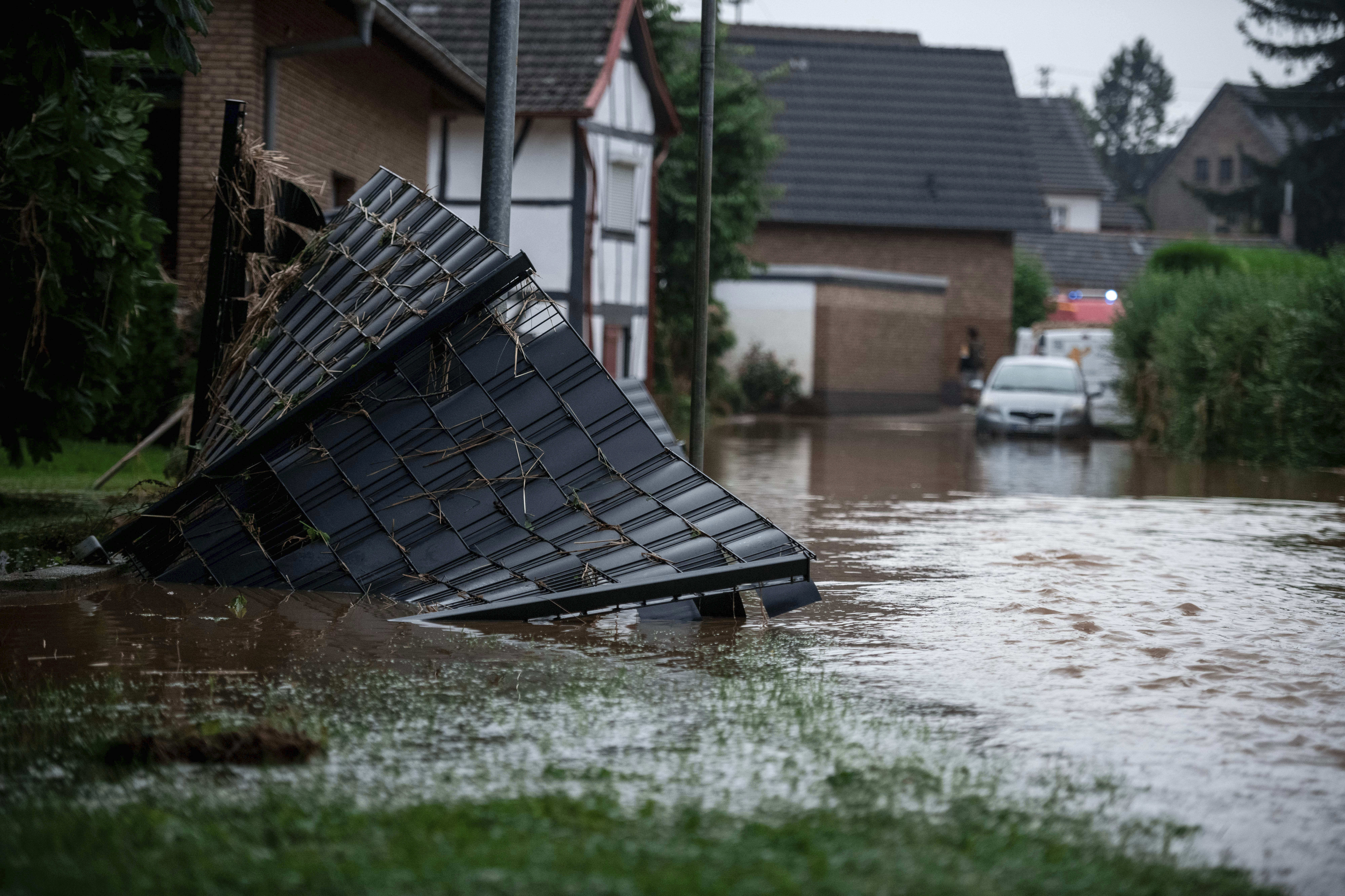 Belgien, Tyskland, översvämning