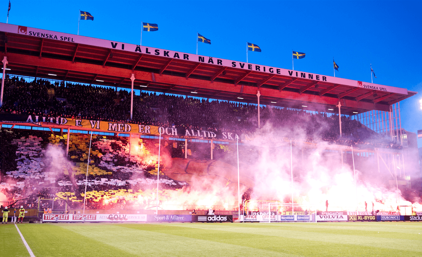 Norra stå på Råsunda levererade alltid. Norra stå på Råsunda levererade alltid.