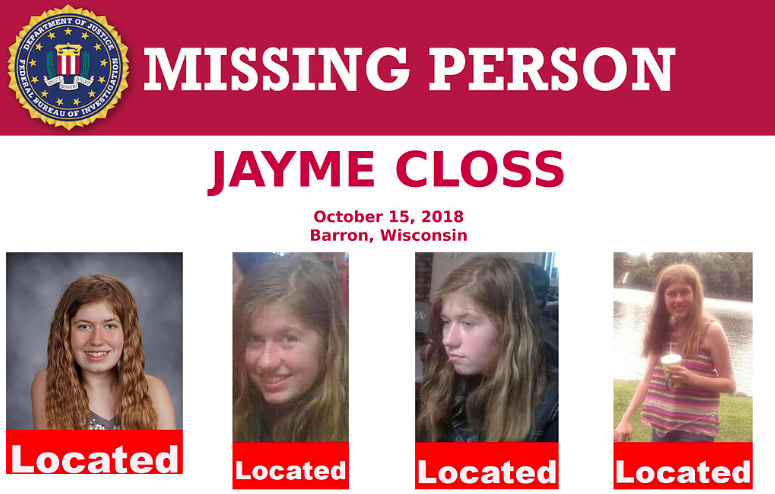 Missing person Jayme Closs Missing person Jayme Closs