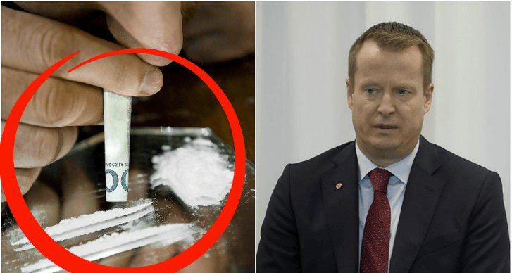 Brott och straff, Kokain, Anders Ygeman, knark