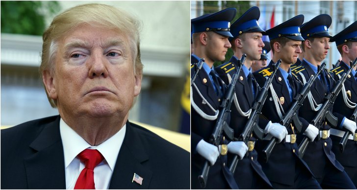 Donald Trump, Militären