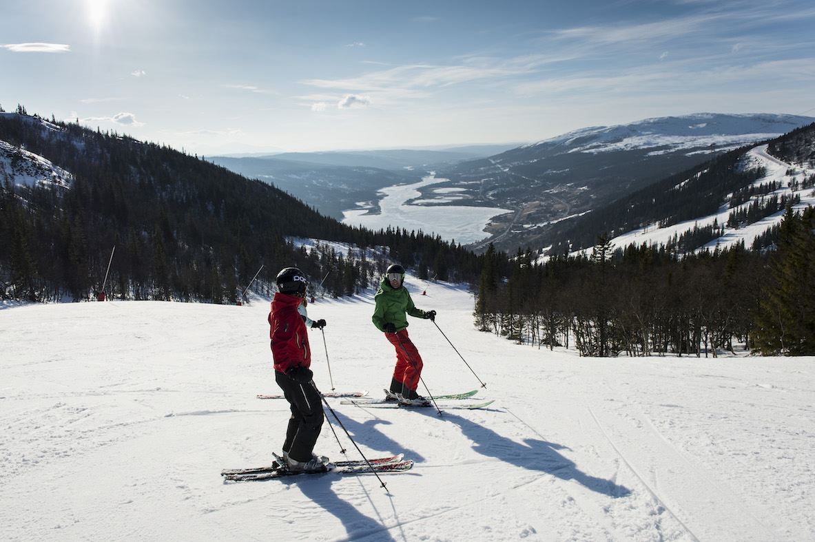 Skidåkare i Åre Skidåkare i Åre