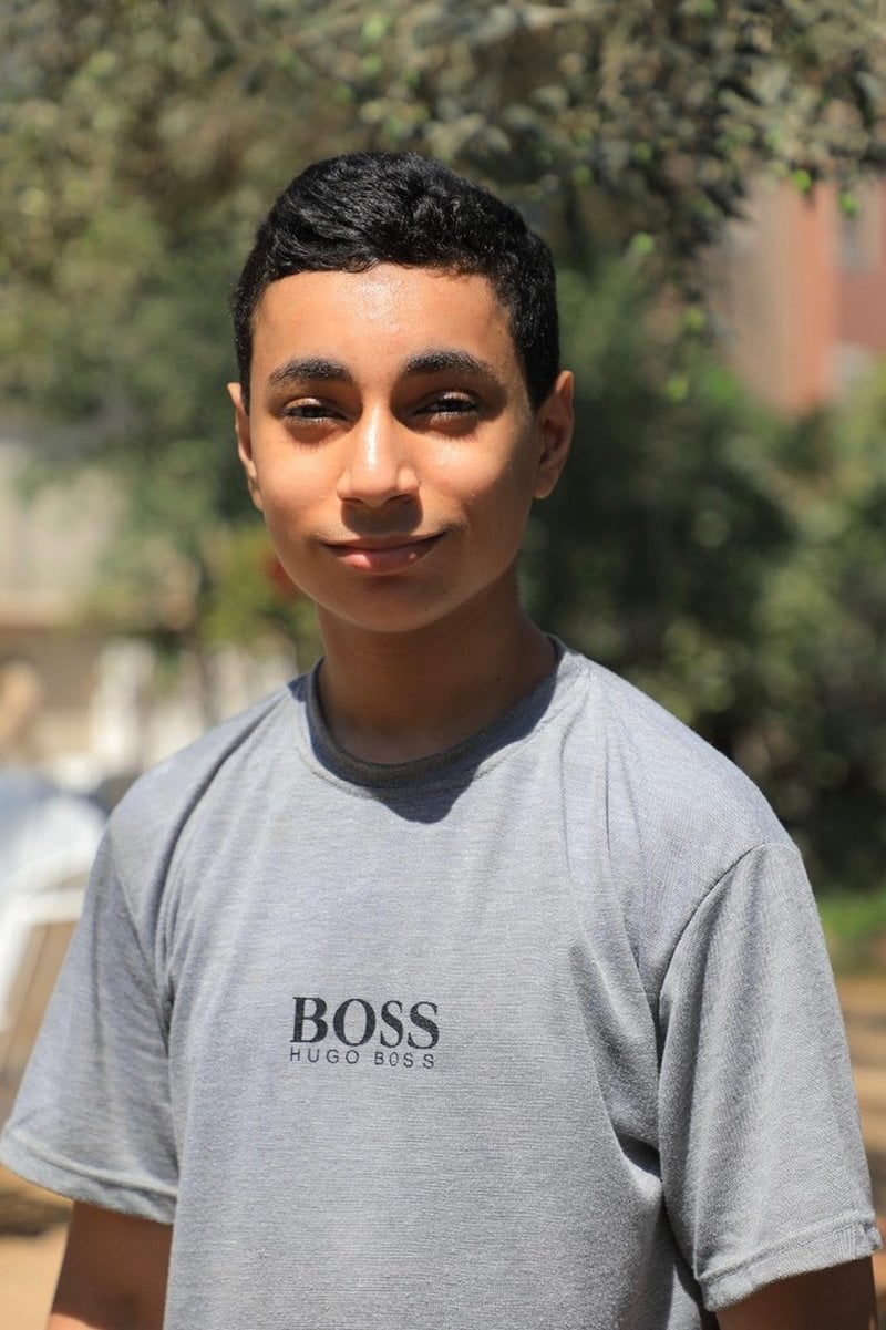 Yamen Abu Rezziq från Gaza skriver om en pojke som förlorar sina ben.