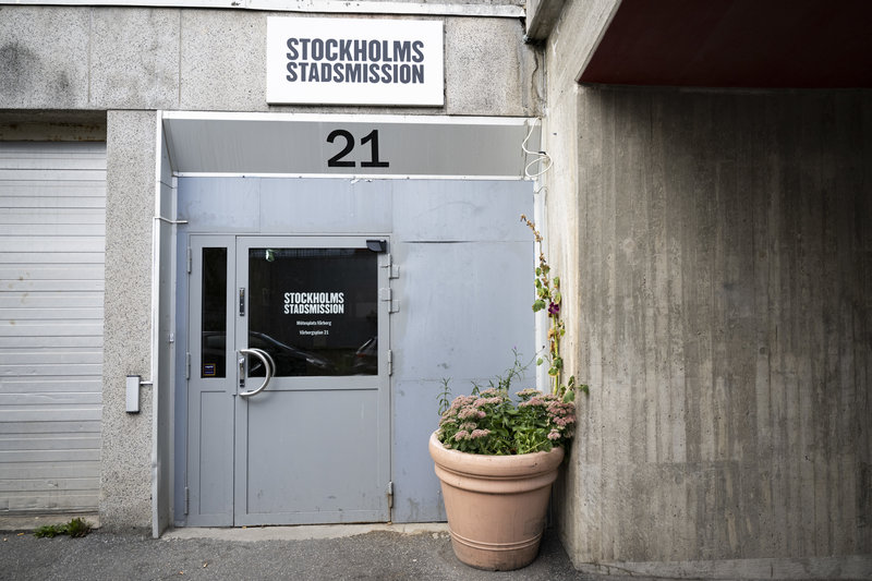 Stockholms stadsmission i Vårberg centrum. Foto: Pontus Lundahl/TT
