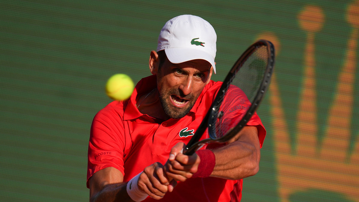 Novak Djokovic drar sig ur ATP-turneringen Madrid Open. Arkivbild.
