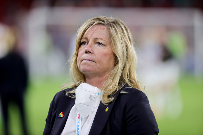 Sveriges landslagschef Marika Domanski Lyfors. Arkivbild.
