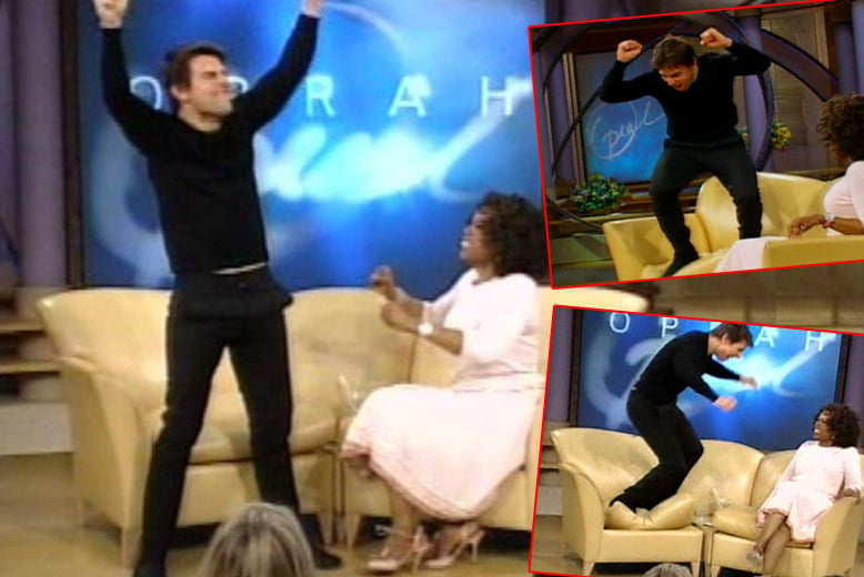 Tom Cruise berättar för Oprah – och hela världen – hur kär han är i Katie. Nykär, eller komplett galen? 