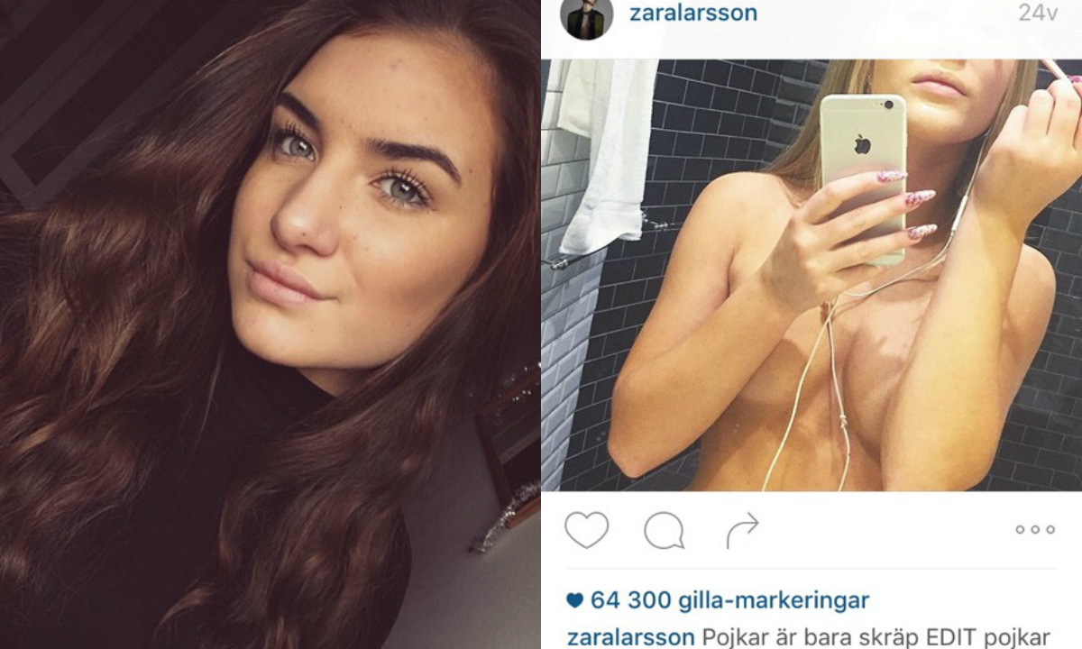 Katerina Markopoulos tycker inte att det är bra för kvinnor när folk visar brösten på Instagram.