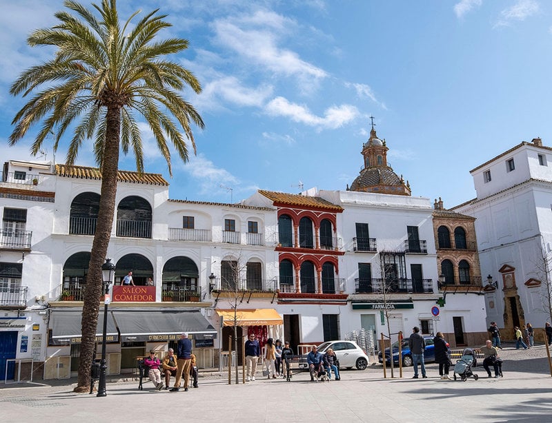 Torg i Carmona, Spanien