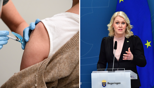 Det svenska vaccinmålet skjuts upp tre veckor.