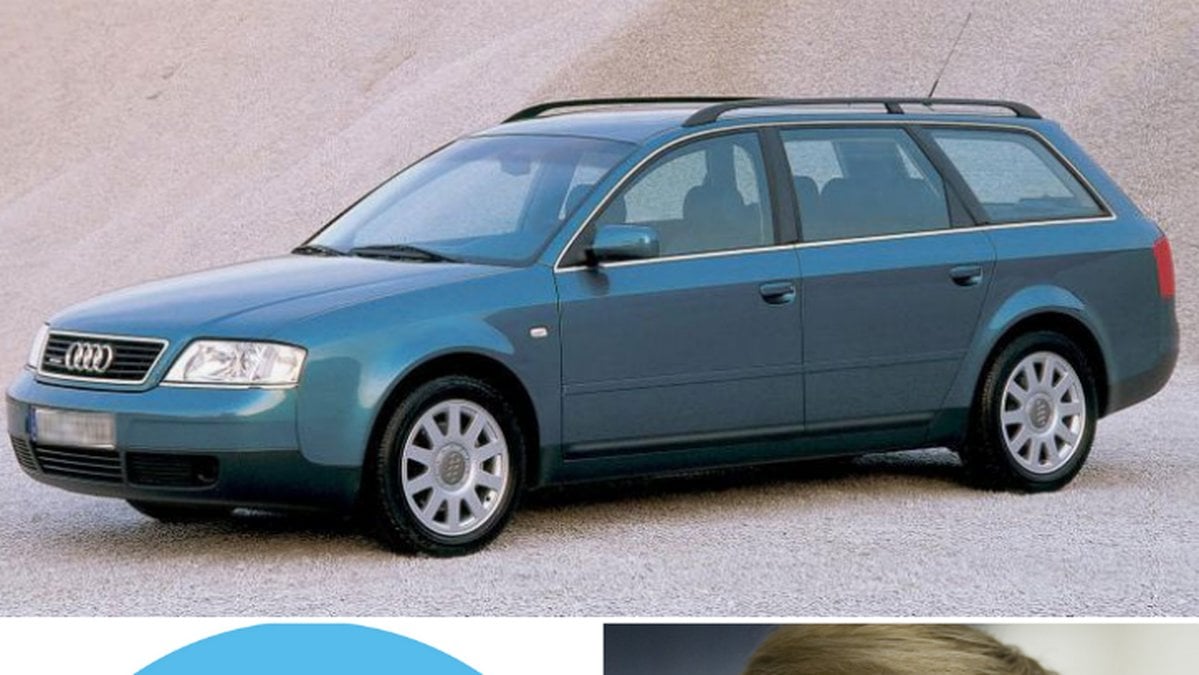 Carl Bildt (M) Utrikesminister. Kör: Audi A6 Avant -1998.