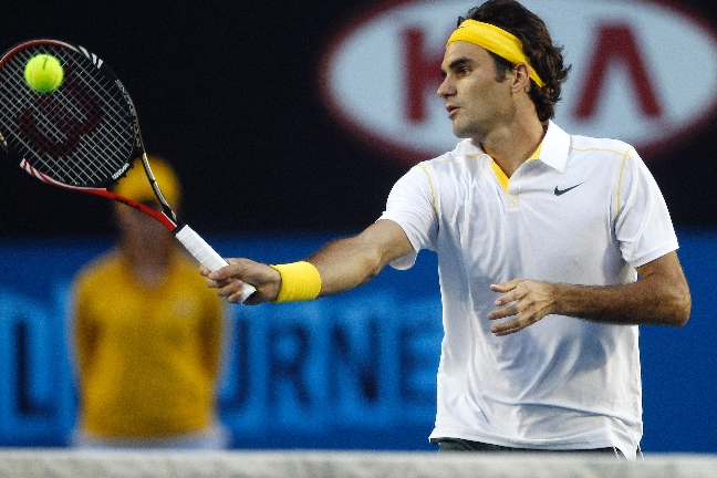 Federer hade ingen bra dag på jobbet.