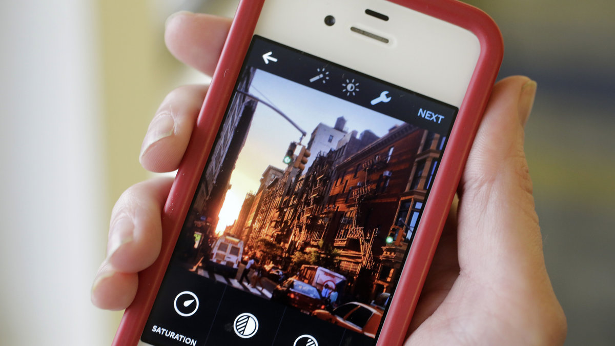28 procent använder sig av bildappen Instagram.