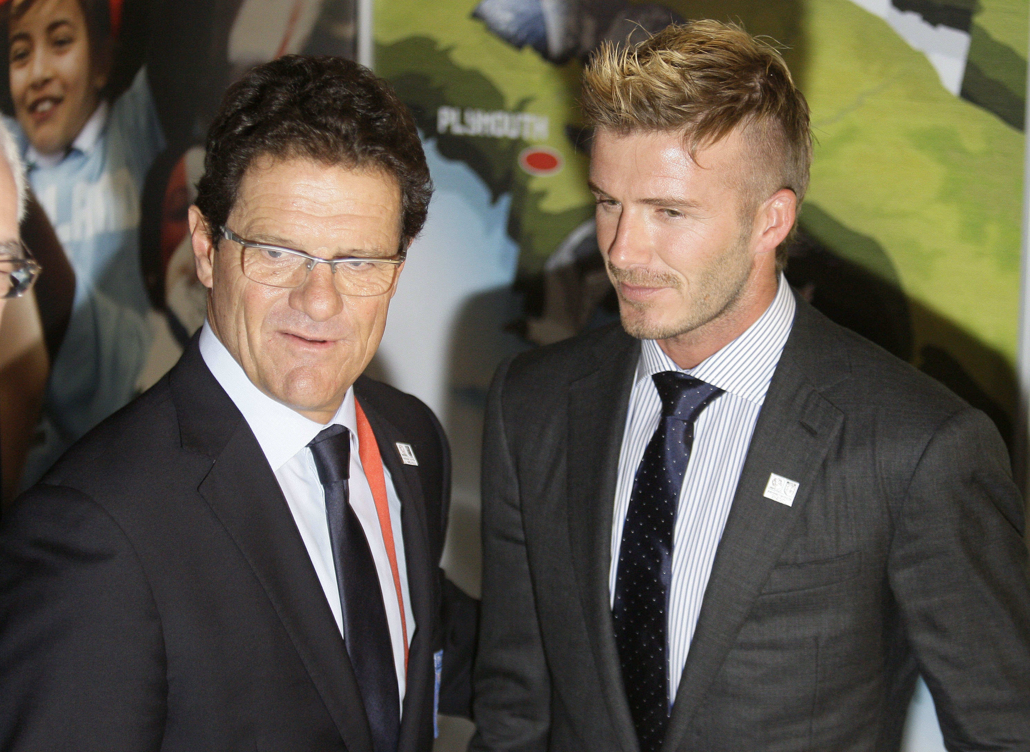 David Beckham och Fabio Capello har en lång historia. Capello tränade Beckham under hans framgångsrika tid i Real Madrid. 