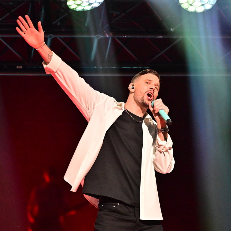 Ljudet strulade för Robin Bengtsson under genrepet, och han tvingades sjunga om låten.