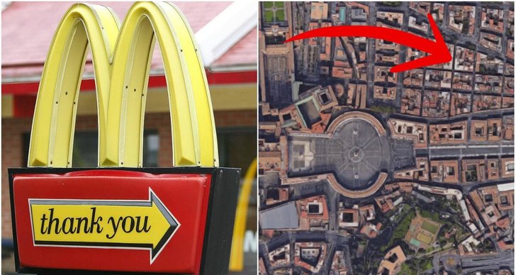 McDonalds, Vatikanen, Vatikanstaten, Påven