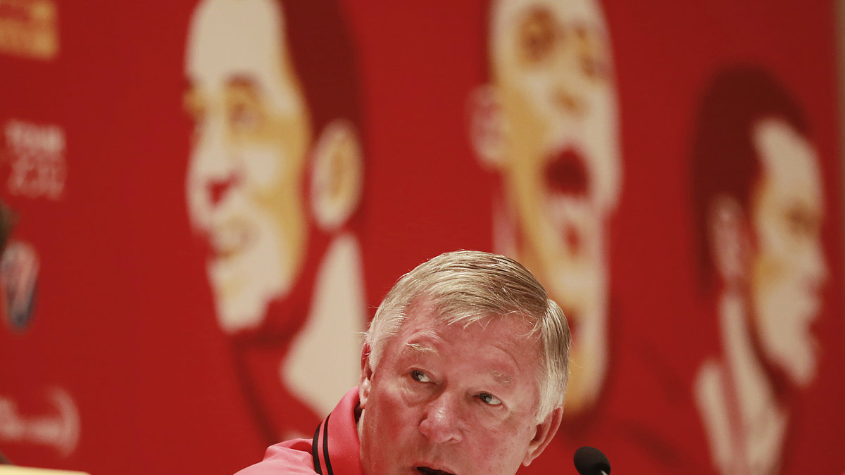 Alex Ferguson som på presskonferensen gav en rejäl känga till PSG. 