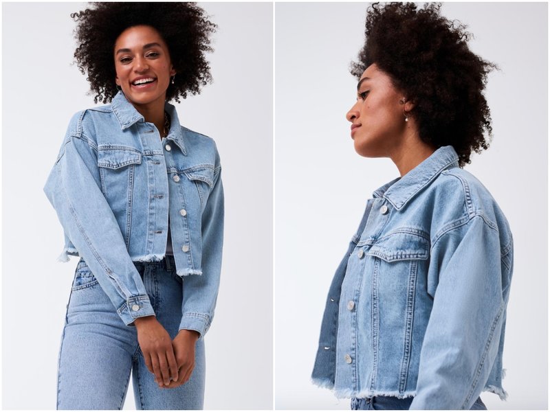 Kort jeansjacka Kort jeansjacka