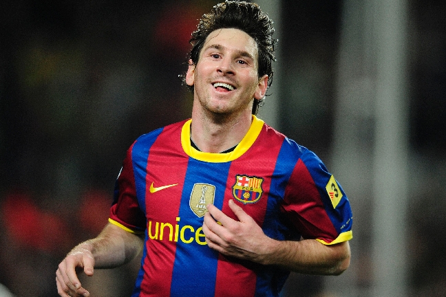 Messi fick priset för andra gången i rad.