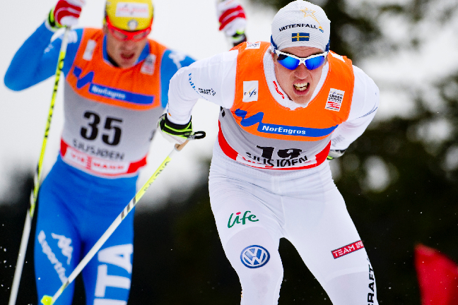 Johan Olsson, skidor, Calle Halfvarsson, Marcus Hellner