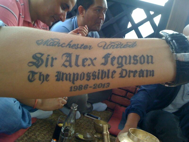 Sir Alex, Supporter, Alex Ferguson, Tatueringar, Manchester United