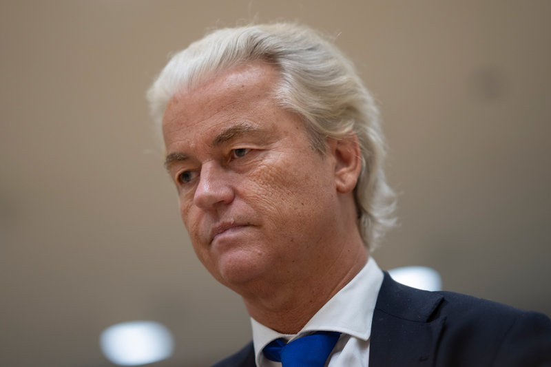 Ytterhögerledaren Geert Wilders. Arkivbild.