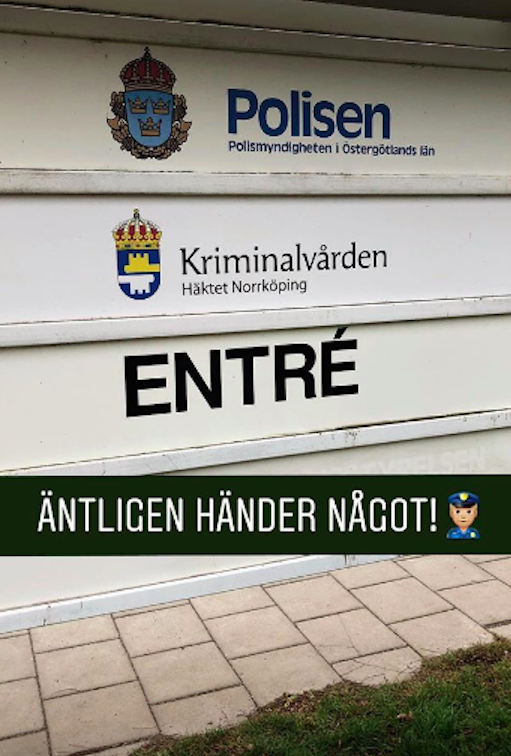 Joakim befinner sig hos polisen Joakim befinner sig hos polisen