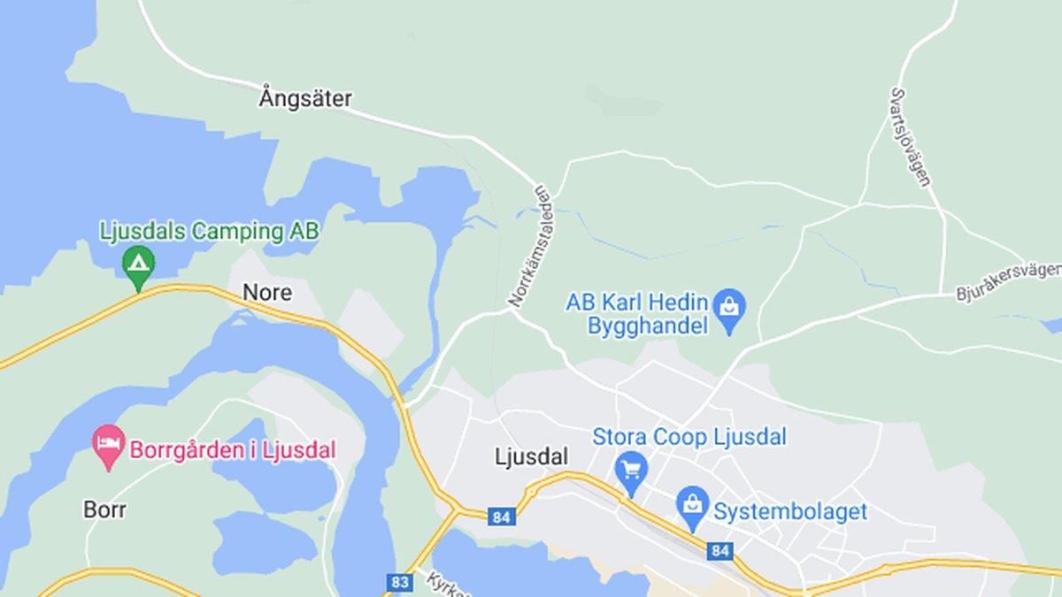 Google maps, Ljusdal