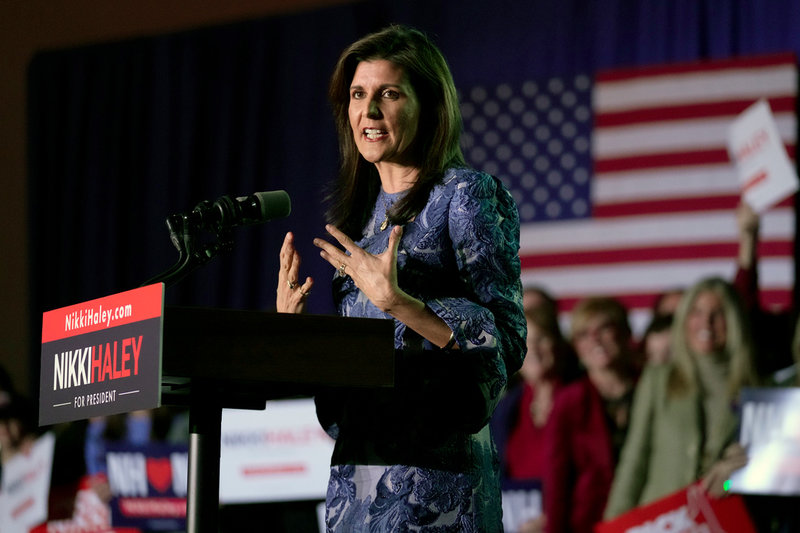 Enligt Nikki Haley, den enda kvarvarande mot Donald Trump om att bli nominerad som Republikanernas presidentkandidat, är loppet inte kört trots hennes klara förlust mot Trump i New Hampshire.