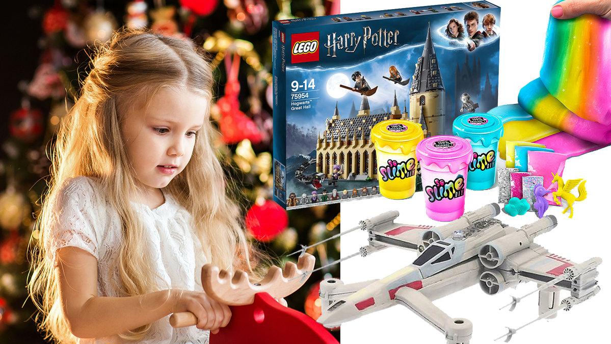 Bästa julklappstipsen till barn, lego, slime och drönare