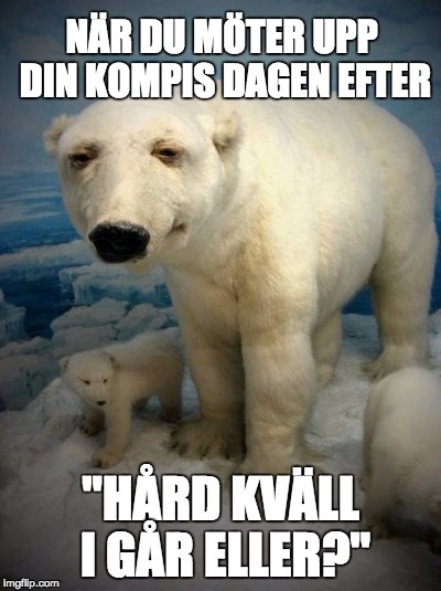 Trött, trött, trött. Trött, trött, trött.