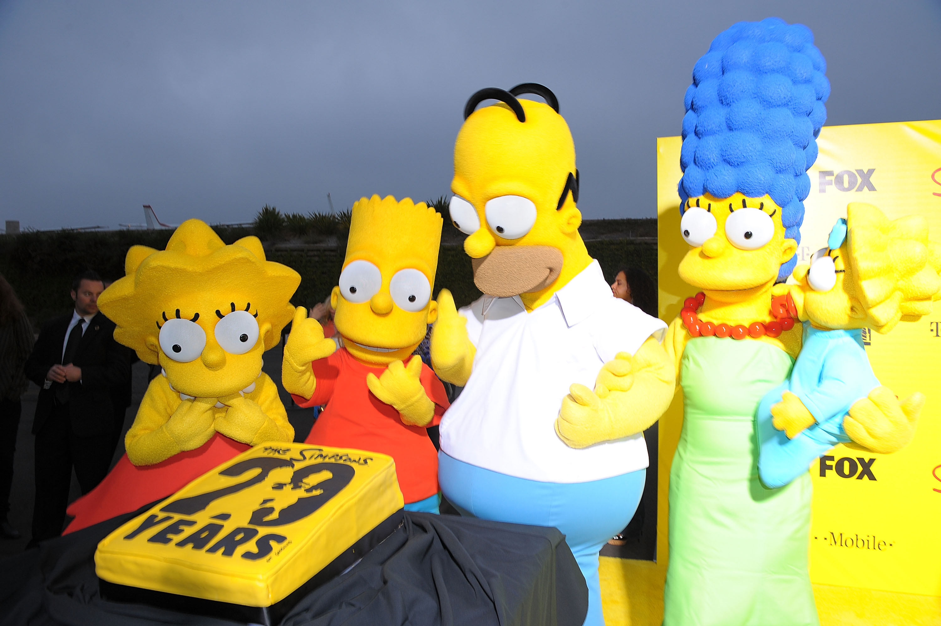 Hela familjen Simpson.